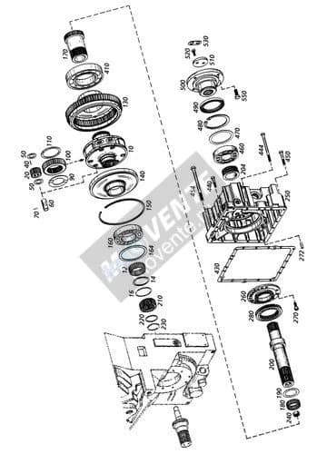 Роликоподшипник с цилиндрическими роликами 571100108 Liebherr