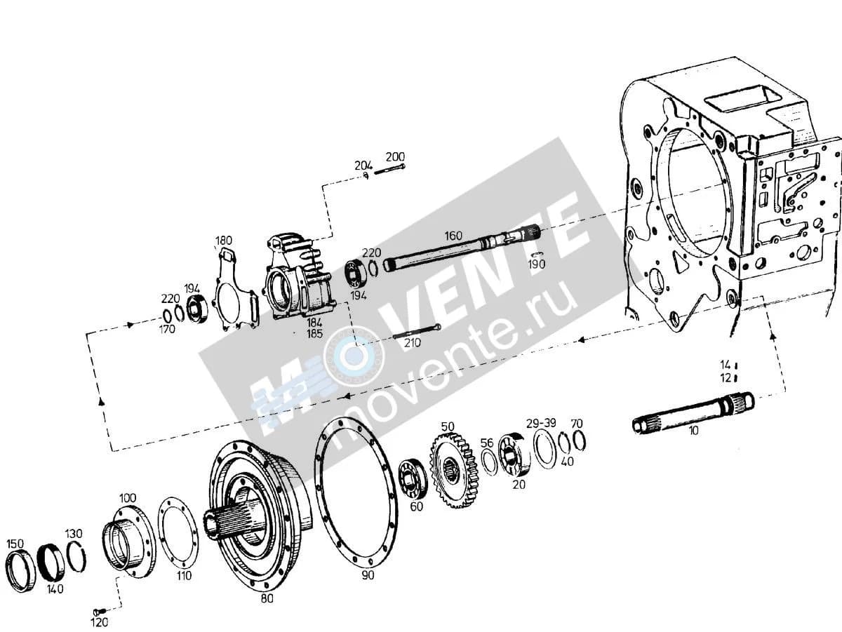 Роликоподшипник с цилиндрическими роликами 570602108 Liebherr