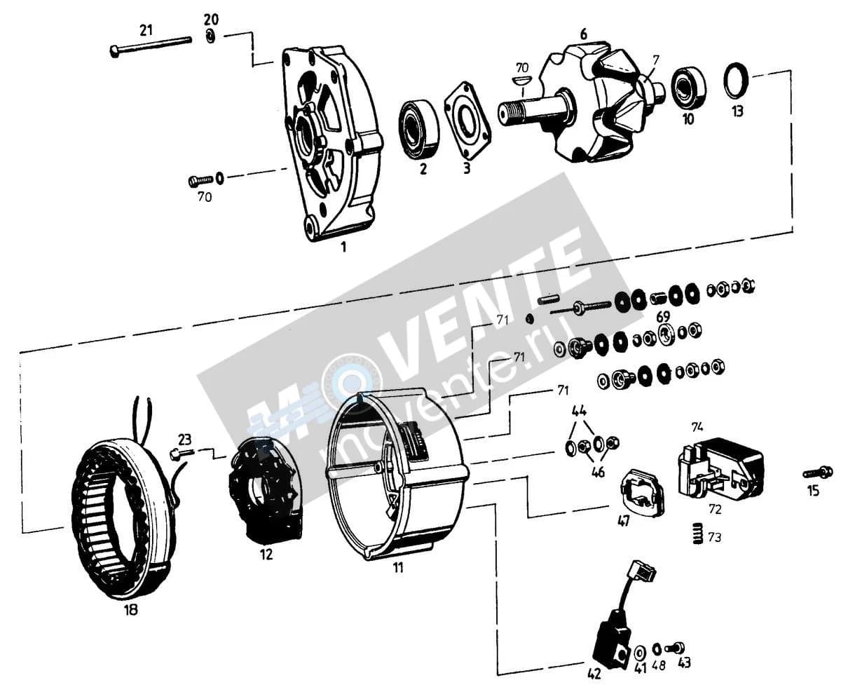 Подшипник привода 610712608 Liebherr