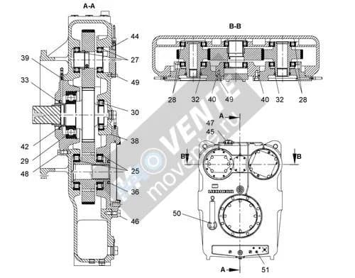 Роликоподшипник с цилиндрическими роликами 10291905 Liebherr