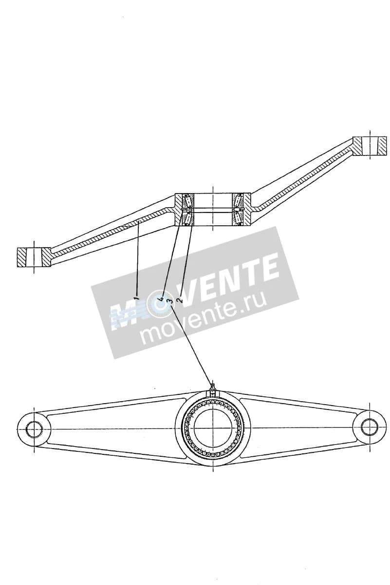 Комплект подшипников 746801577 Liebherr