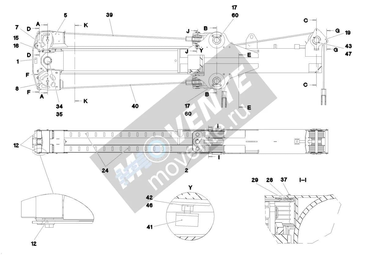 Подшипник скольжения 976292008 Liebherr