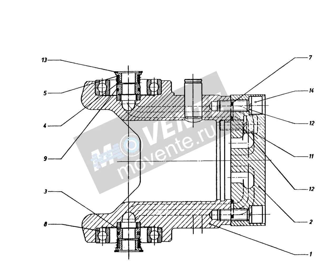 Шарикоподшипник радиальный 745120708 Liebherr