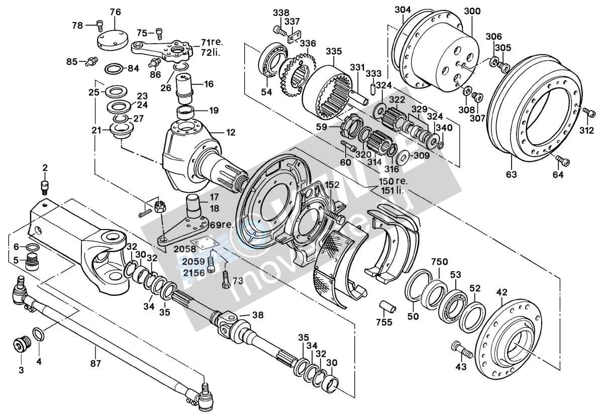Роликоподшипник конический 746801008 Liebherr