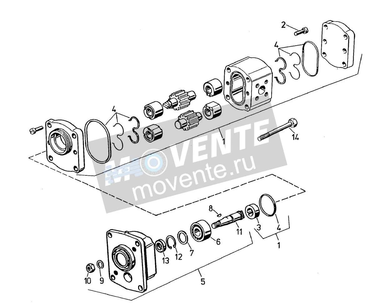 Подшипник привода 513504508 Liebherr