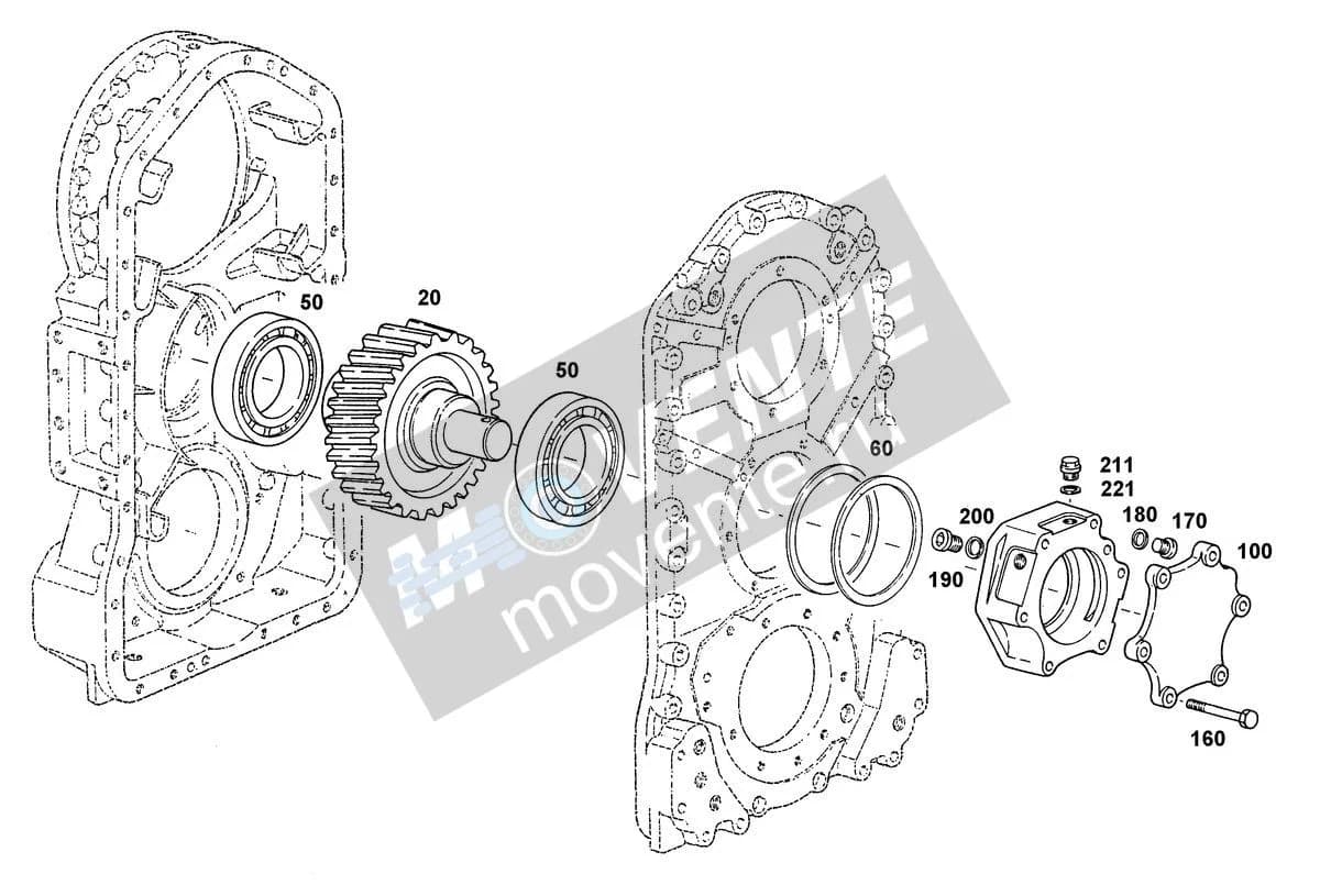 Роликоподшипник с цилиндрическими роликами 571565608 Liebherr
