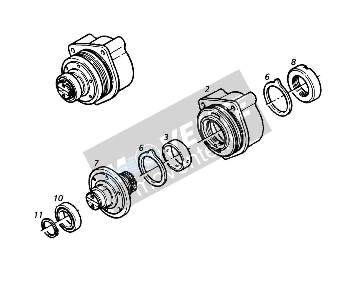 Шарикоподшипник радиальный 745124808 Liebherr