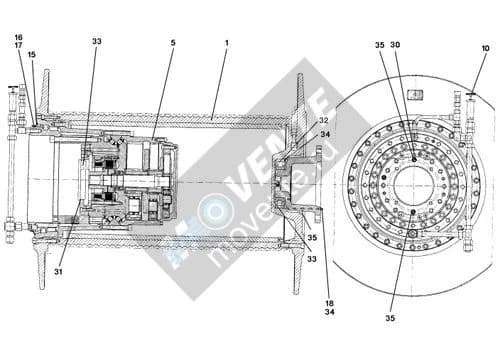 Роликоподшипник самоустанавливающийся 746002101 Liebherr