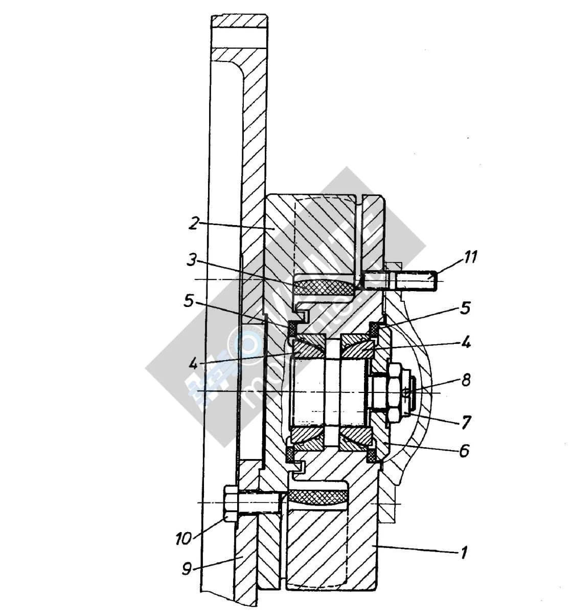 Подшипник шарнира 503116508 Liebherr