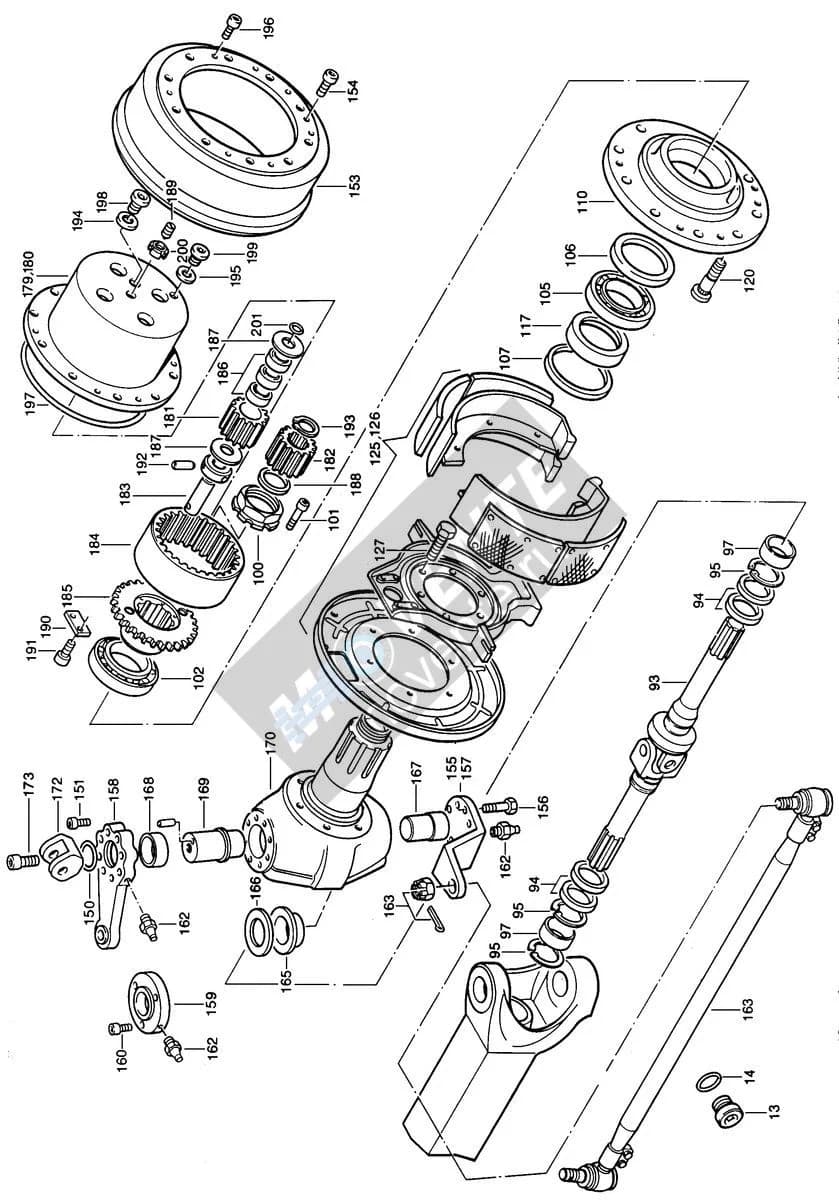 Шарикоподшипник радиальный 570884408 Liebherr