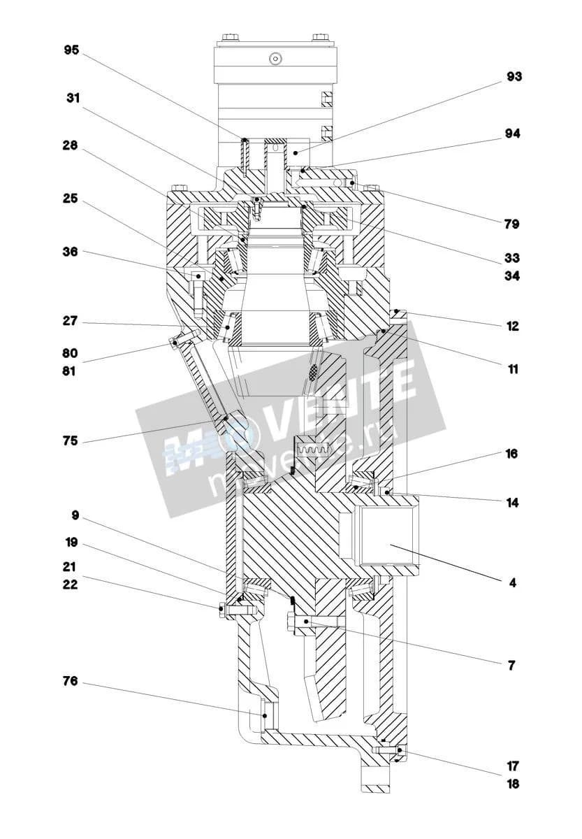 Шарикоподшипник радиальный 745173801 Liebherr