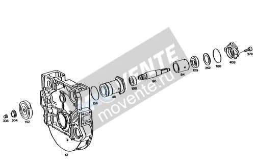 Роликоподшипник с цилиндрическими роликами 560349708 Liebherr