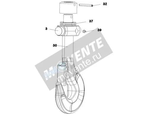 Подшипник с цилиндрическими роликами 746606408 Liebherr
