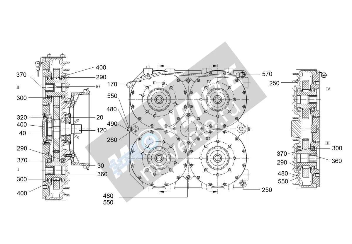 Шарикоподшипник радиальный 571827008 Liebherr