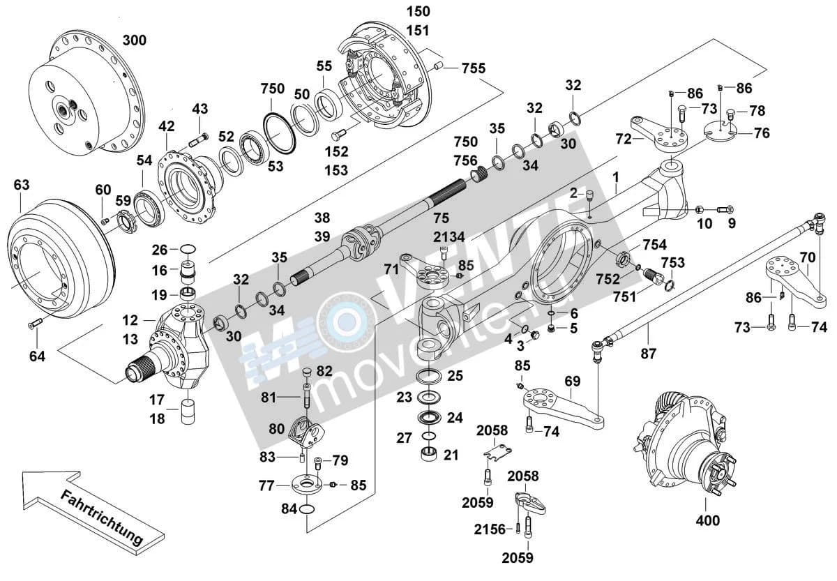 Роликоподшипник конический 746225301 Liebherr