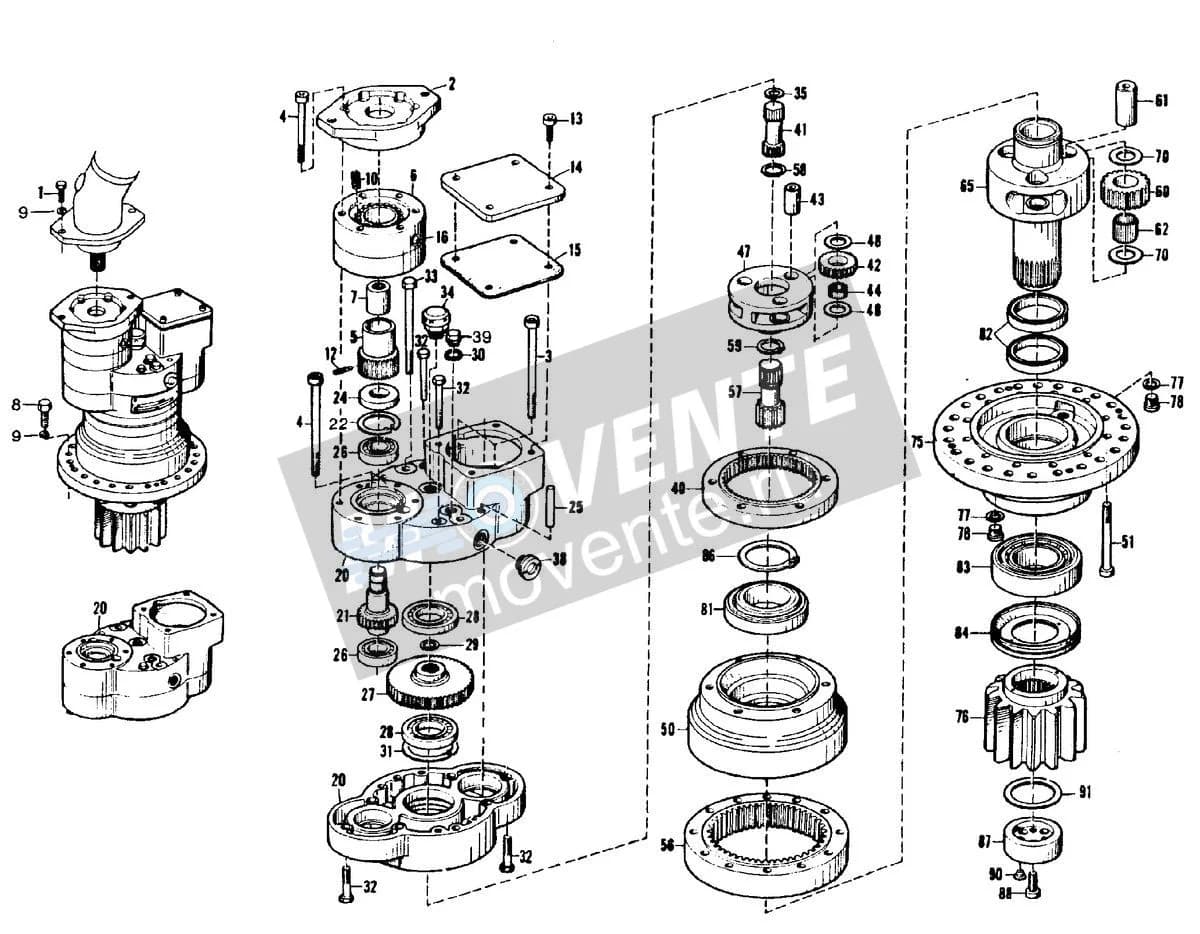Роликоподшипник конический 746230708 Liebherr