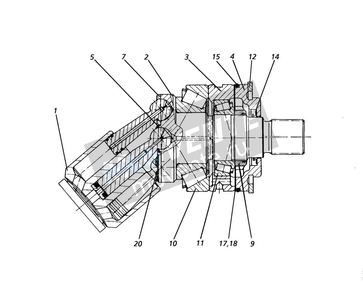 Роликоподшипник конический 11903933 Liebherr