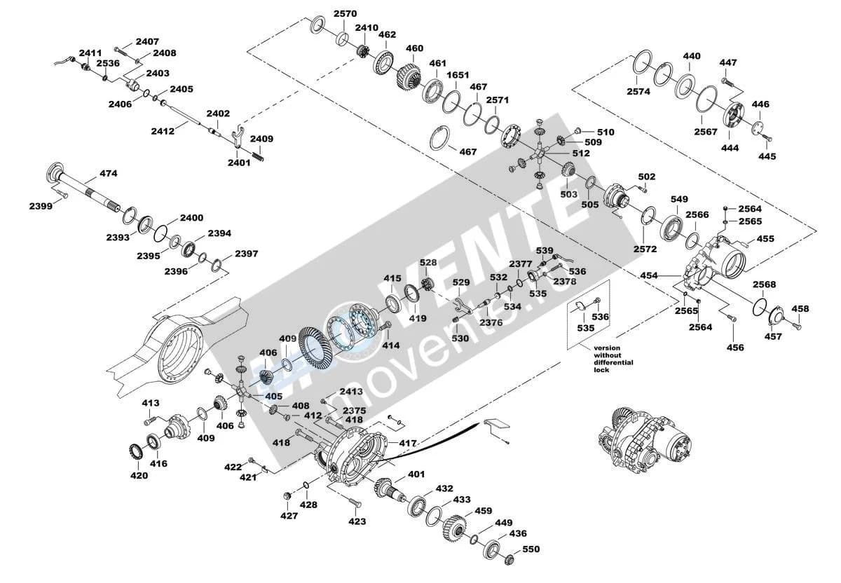 Роликоподшипник конический 746200503 Liebherr
