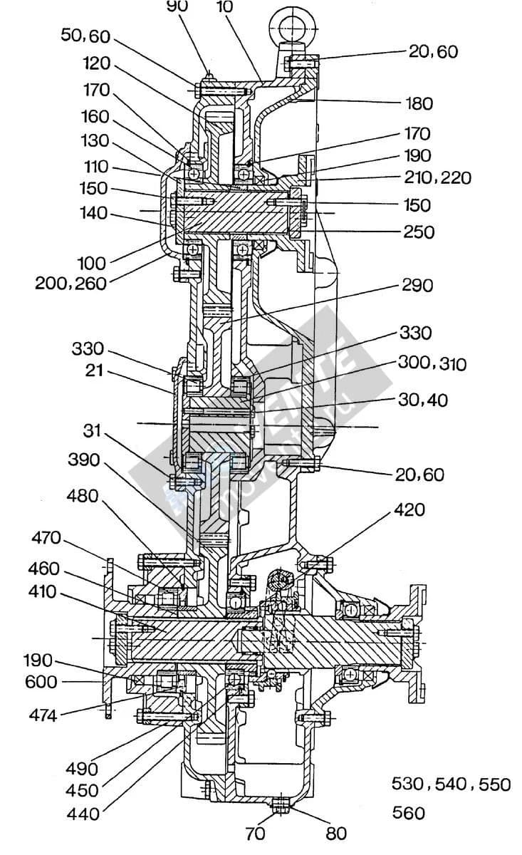 Роликоподшипник с цилиндрическими роликами 500247708 Liebherr