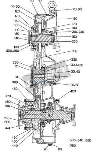 Роликоподшипник с цилиндрическими роликами 500248408 Liebherr