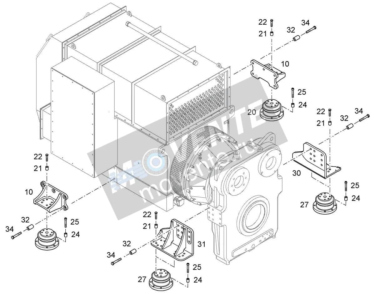 Подшипник конический 10011589 Liebherr
