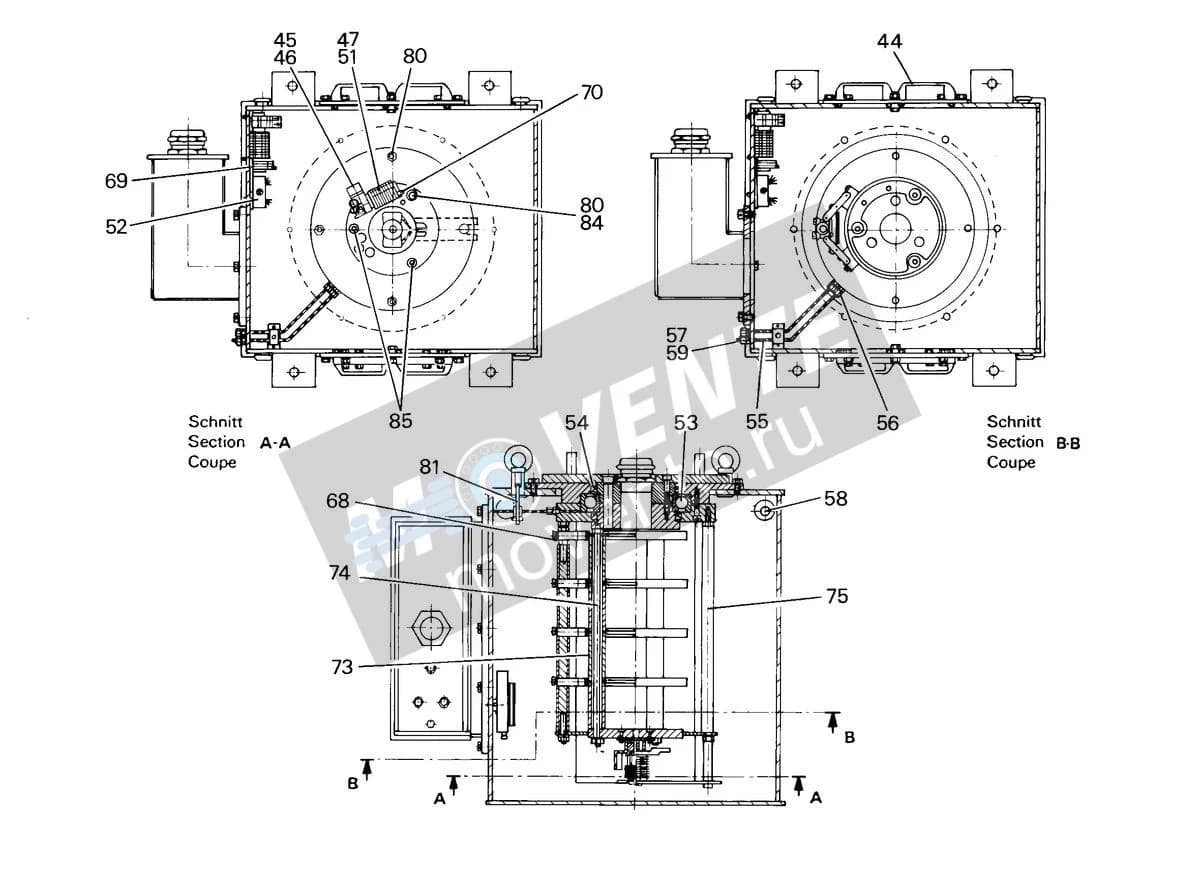 Шарикоподшипник радиальный 4902053 Liebherr