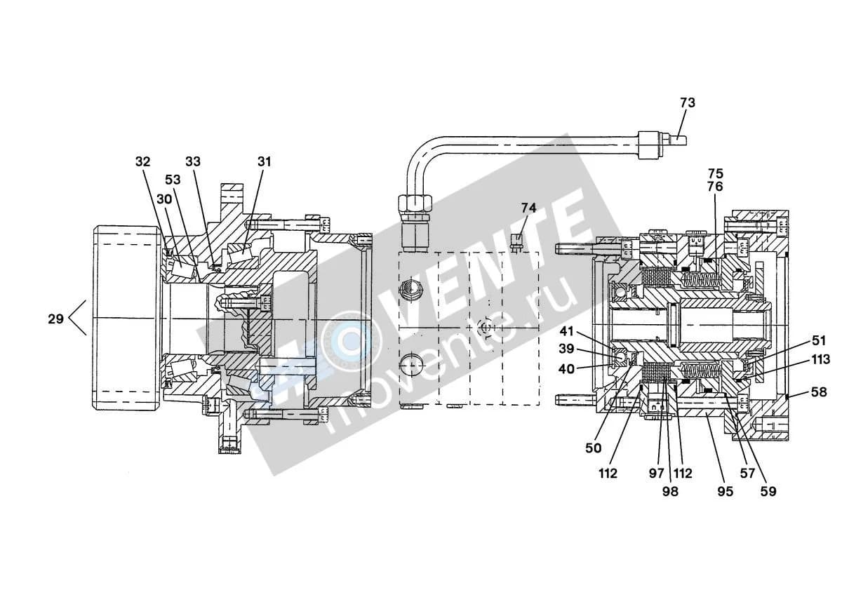 Роликоподшипник конический 571736908 Liebherr