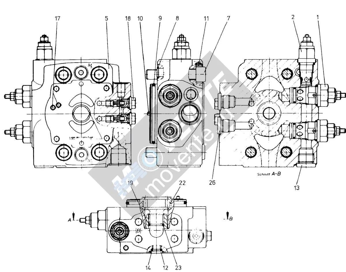 Роликоподшипник с цилиндрическими роликами 570121608 Liebherr