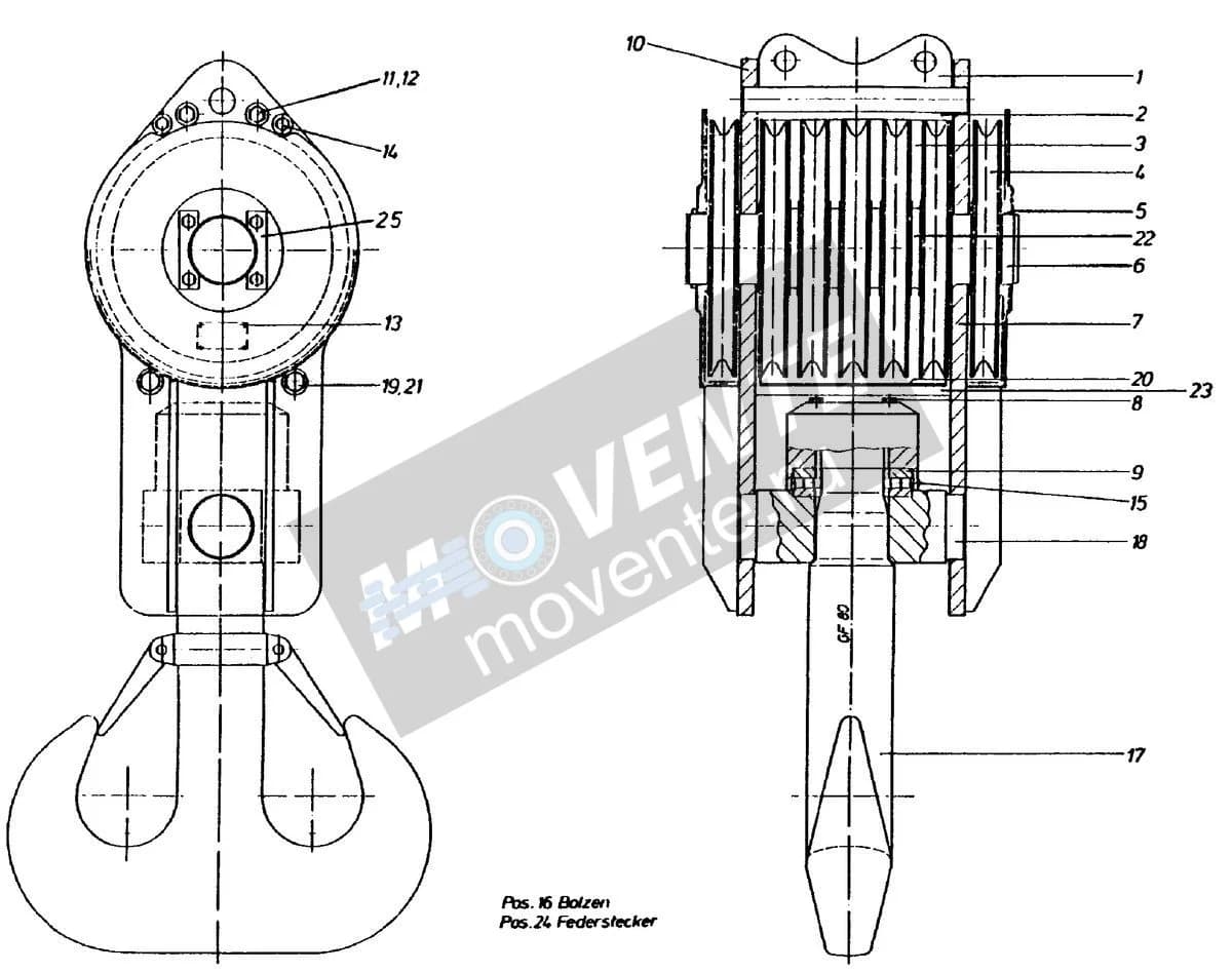 Подшипник с цилиндрическими роликами 746518208 Liebherr