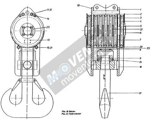 Подшипник с цилиндрическими роликами 746518208 Liebherr