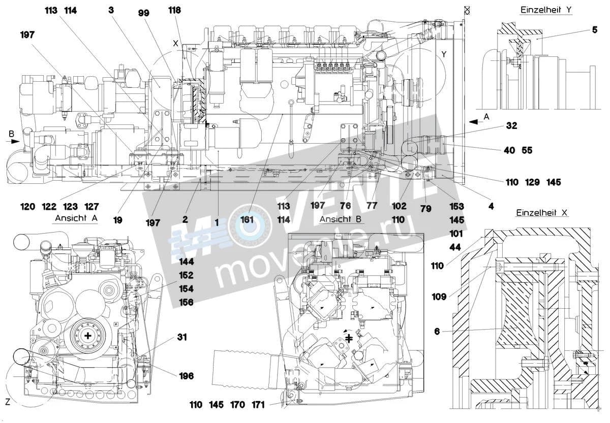 Подшипник круглый 726908008 Liebherr