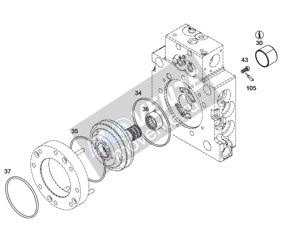Подшипник скольжения 7381672 Liebherr