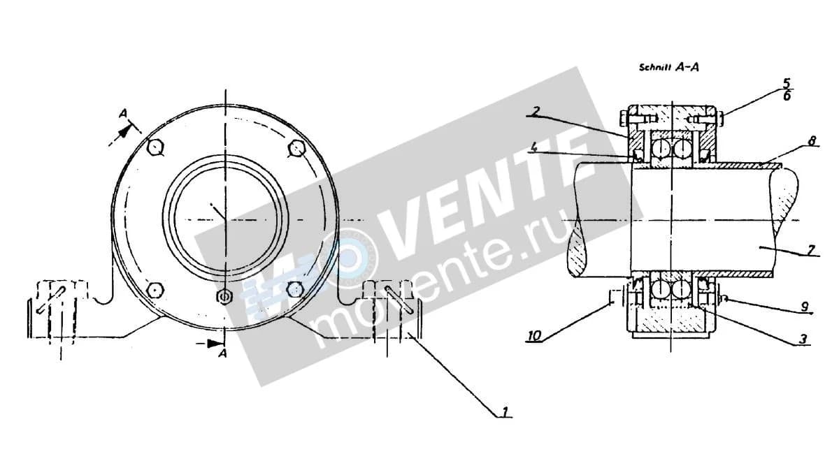 Шарикоподшипник самоустанавливающийся 745341608 Liebherr