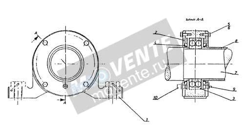 Шарикоподшипник самоустанавливающийся 745341608 Liebherr