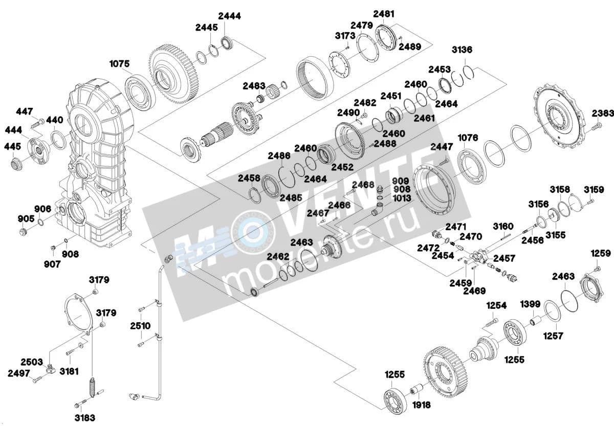 Шарикоподшипник радиальный 745192008 Liebherr