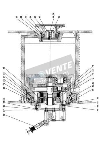 Шарикоподшипник самоустанавливающийся 745301101 Liebherr