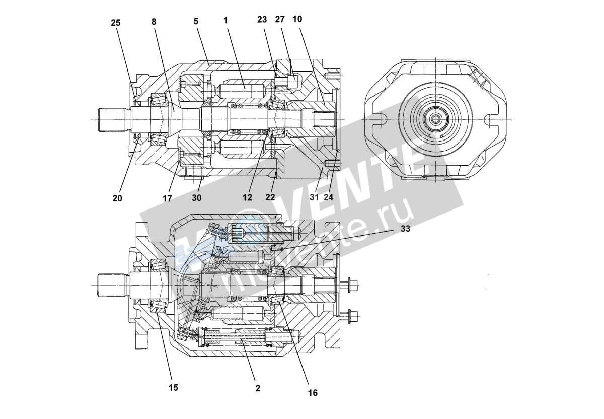 Роликоподшипник конический 7409755 Liebherr