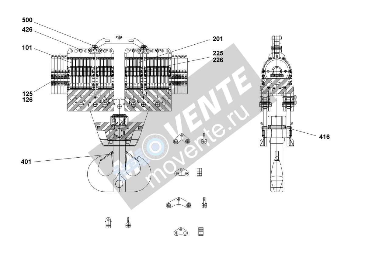 Подшипник 968816001 Liebherr