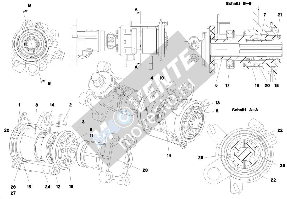 Шарикоподшипник радиальный 540507308 Liebherr
