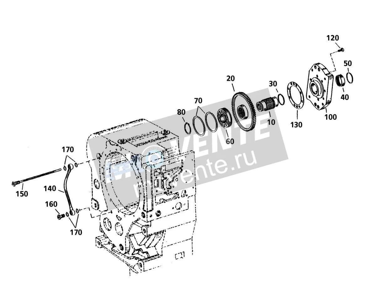 Шарикоподшипник радиальный 570581508 Liebherr