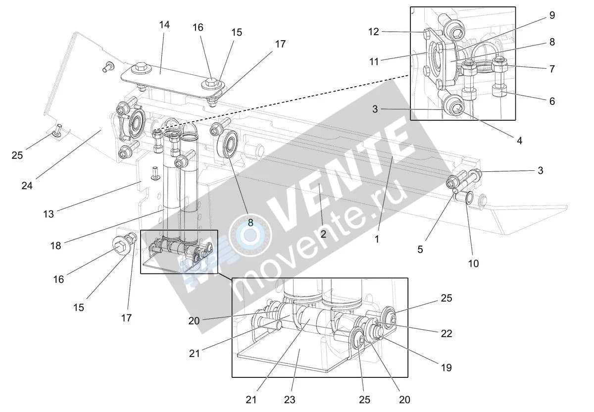 Шарикоподшипник радиальный 745168408 Liebherr