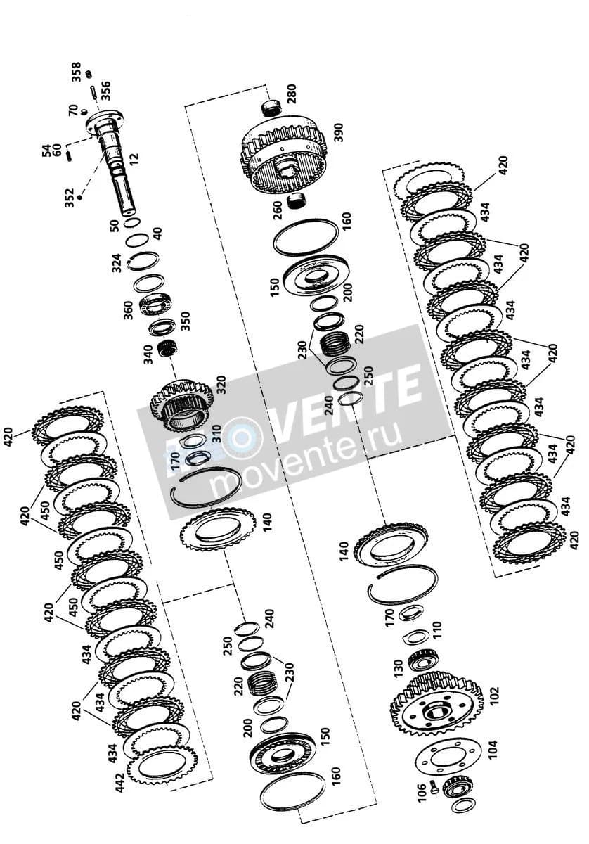 Подшипник игольчатый 500717208 Liebherr