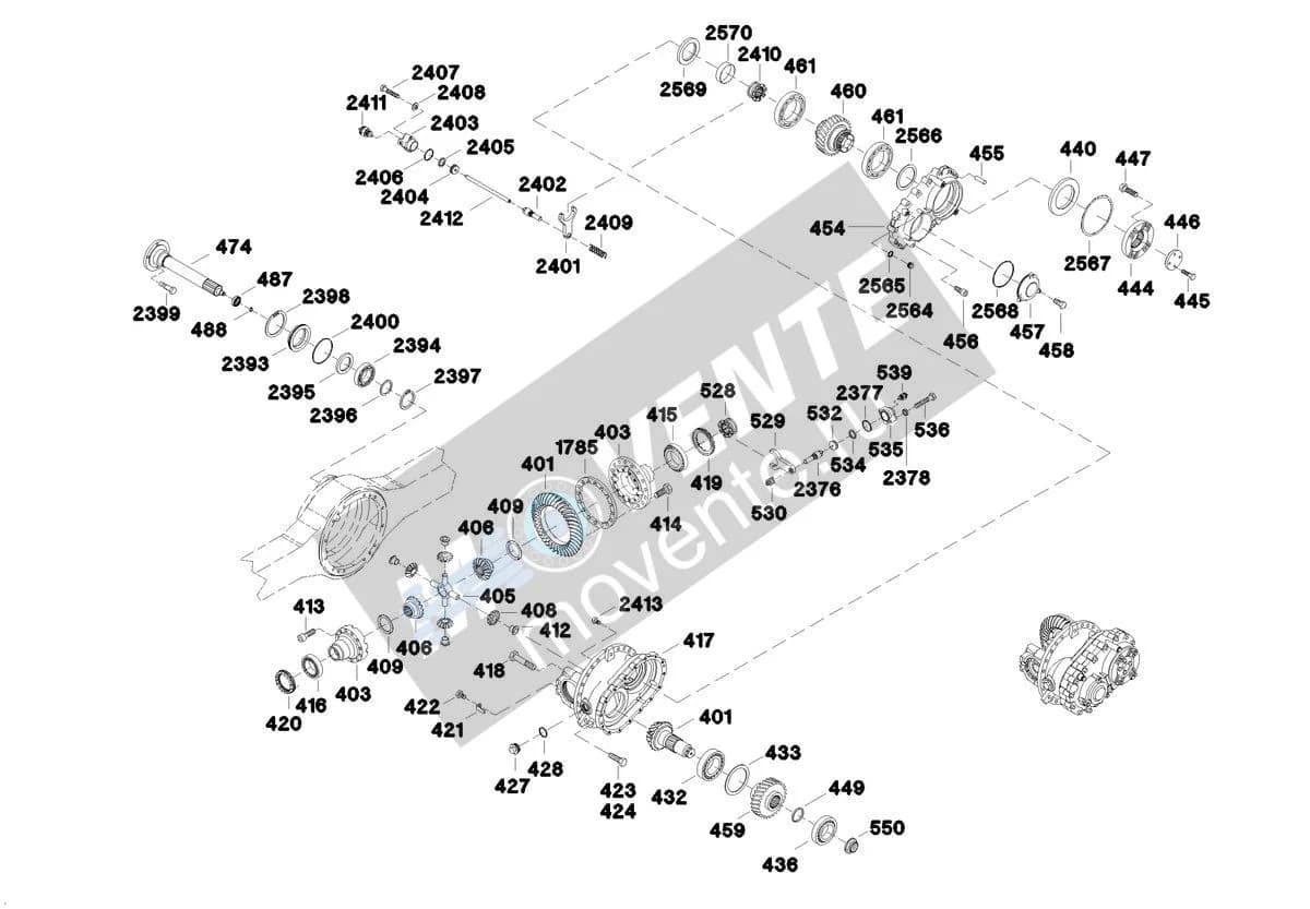 Роликоподшипник конический 530029708 Liebherr