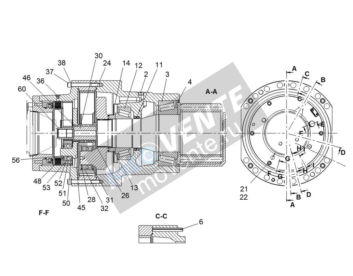 Роликоподшипник конический 7610083 Liebherr