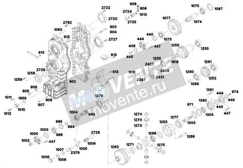Роликоподшипник с цилиндрическими роликами 746411408 Liebherr