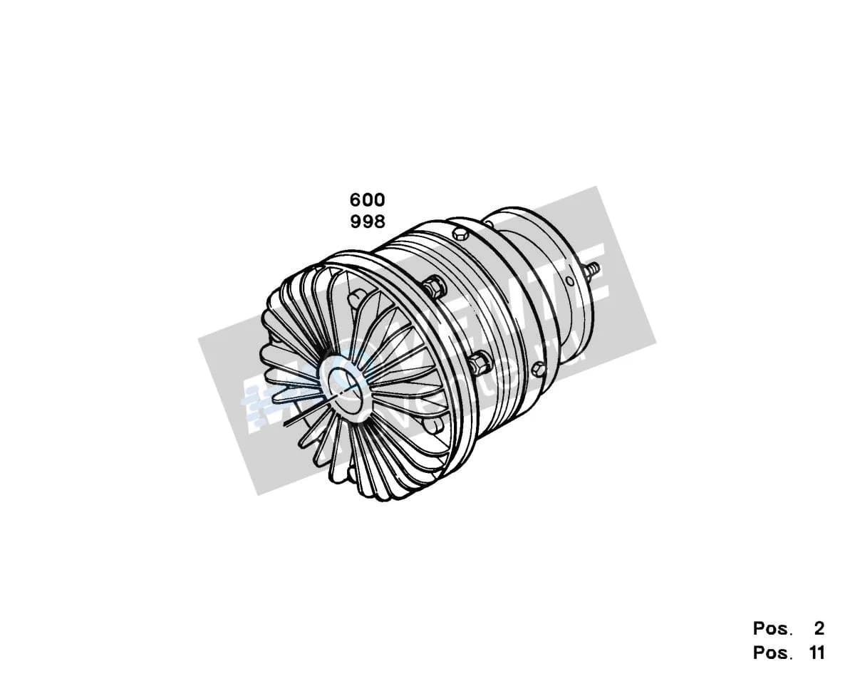 Шарикоподшипник двойной 571916108 Liebherr
