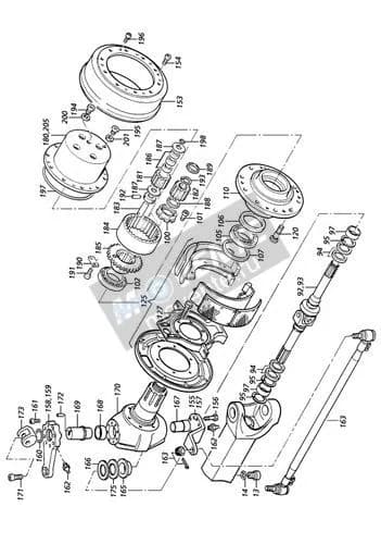 Роликоподшипник с цилиндрическими роликами 570956508 Liebherr