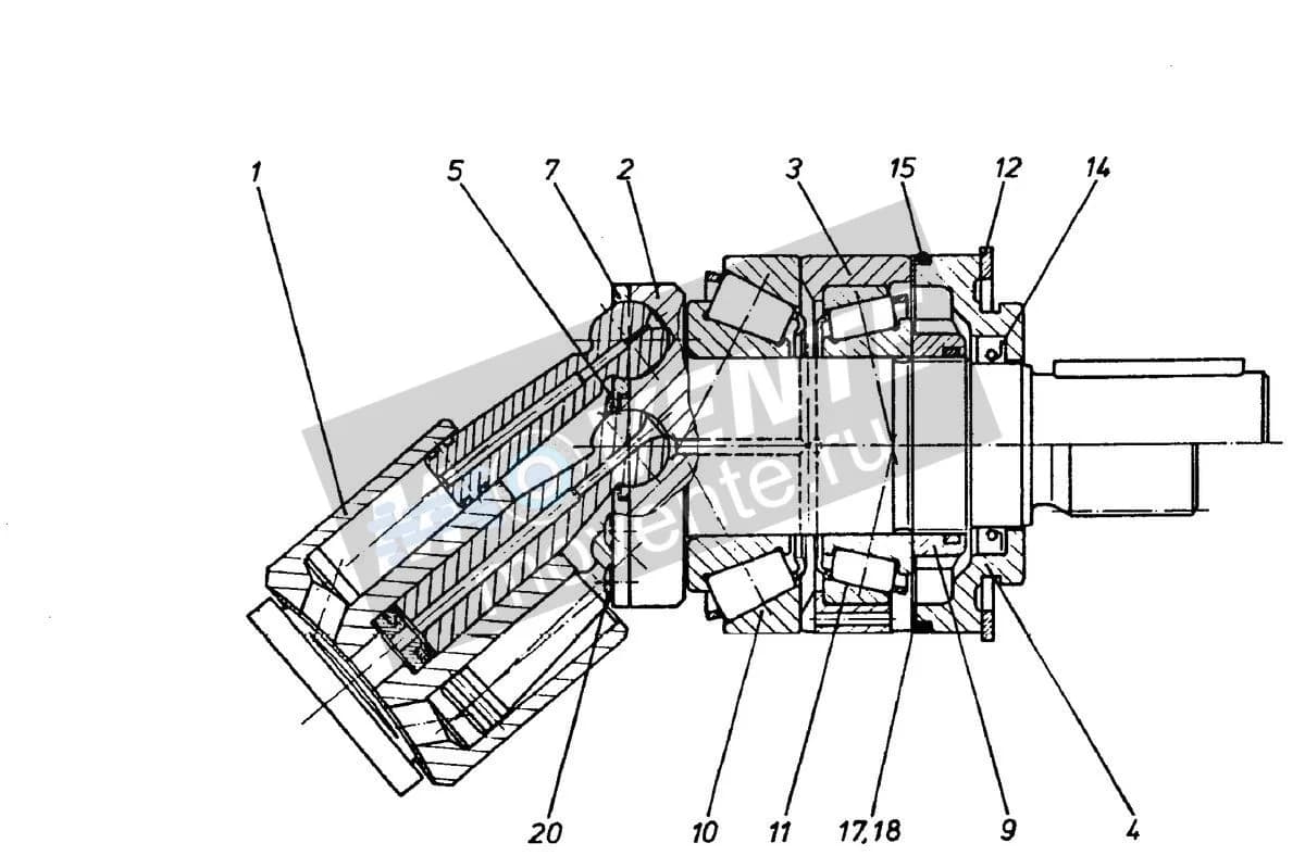 Роликоподшипник конический 746248908 Liebherr
