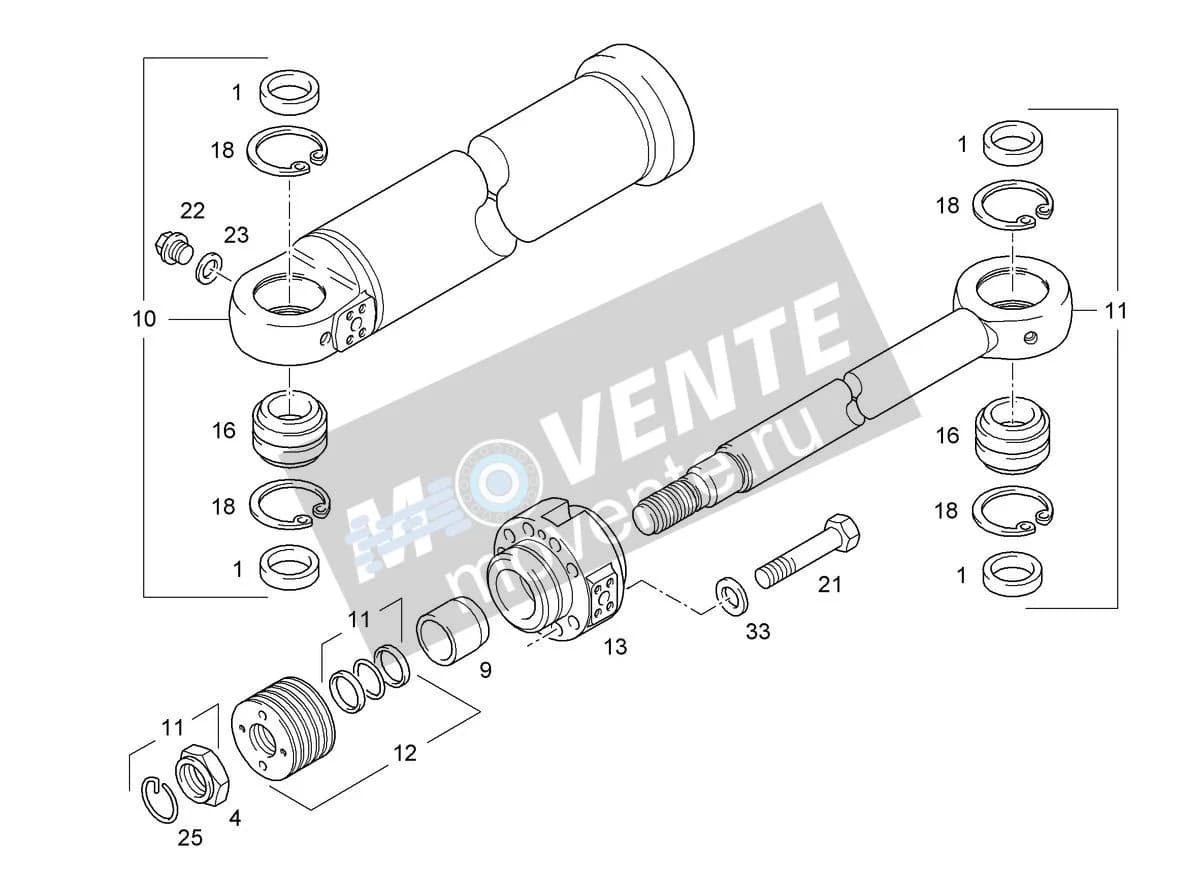 Подшипник шарнира 7000248 Liebherr