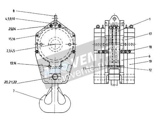 Подшипник с цилиндрическими роликами 746606008 Liebherr